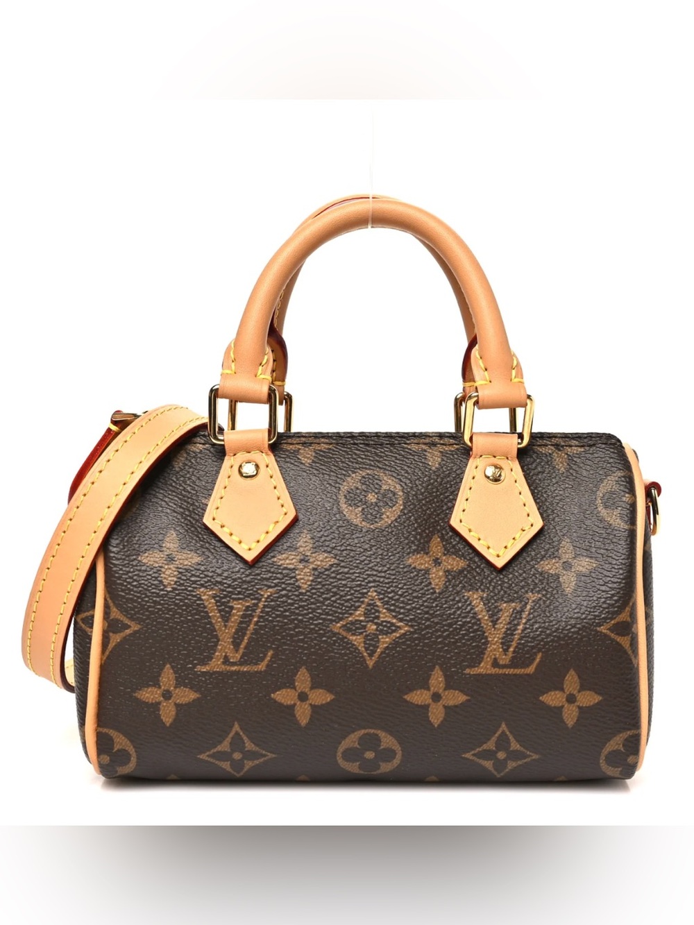 Louis Vuitton Monogram Mini Satchel in Brown and Tan